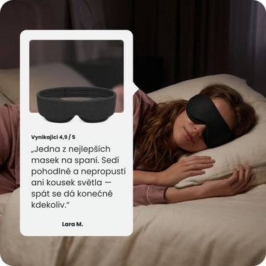 Zatemňovací maska na spaní